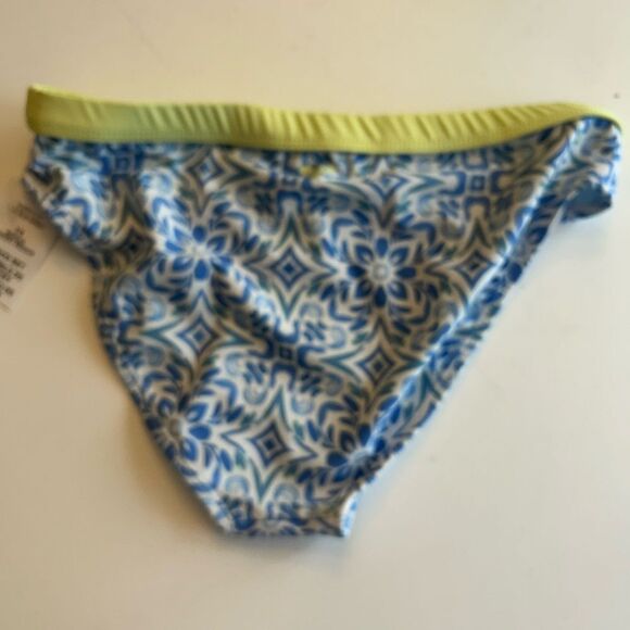 Roxy 2-pc. Fresco Tile Crop Rash Guard Set, Blue bonneT, Size 14, NWT - Picture 6 of 10